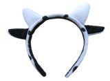 Plush Cow Ears Headband