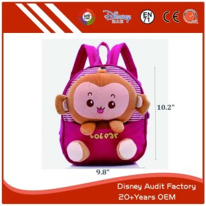 Plush Monkey Backpack