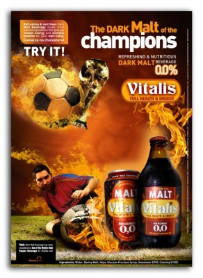 VITALIS BOISSON DE MALTE 0.0% (CANETTE 4X6X33CL)