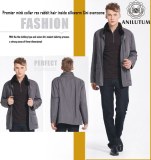 Marque Anilutum Premier vison col de lapin rex cheveux à l'intérieur du ver à soie Sini...