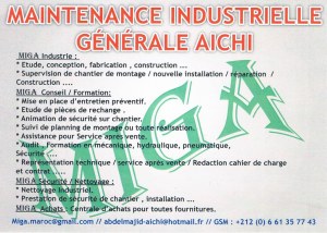Représentation / Maintenance / Installation