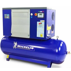 Compresseur insonorisé vis 10 CV (7,5 kW) avec moteur electique et sécheur intégré