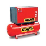 Compresseur d'air à piston insonorisé bi-cylindre avec panneau de contrôle intégré