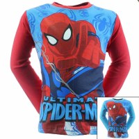 12x T-shirts manches longues Spiderman du 2 au 8 ans