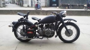 Two wheels Changjiang 750cc motorcycle sidecar withgrey color