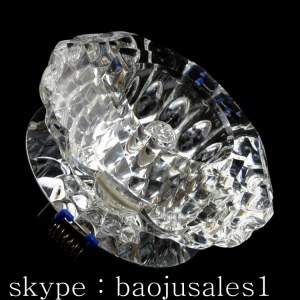 Small crystal corridor downlight fixtures