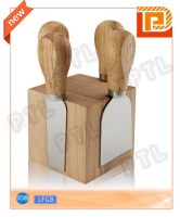 5-piece cheese set with cubic magnetic stand