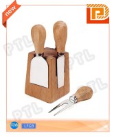5-piece cheese set with cubic trapizoid magnetic stand