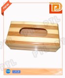 Wooden tissue holder