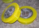 Heavy duty 300mm industrial plastic caster wheel rubber wheel