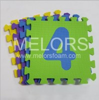 Melors Eco-Friendly Anti-Slip Eva Number Puzzle Tapis de sol