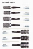 PVC handle with pin- hair brush