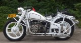 Customized White Color 750cc Motorcycle Sidecar