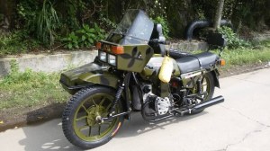 Xiangjiang 750CC motorcycle sidecar with Camouflage color