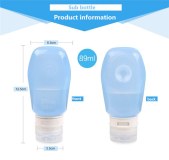 Lotion Shampoo Bath Shower Gel Silicone Travel Packing Bottle