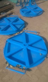 Horizontal cable drum jack Suitable for broken and damaged cable rollers