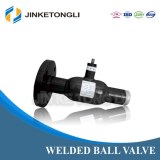 JINKETONGLI 2016 new Medium Pressure Single Flange SS welded Ball Valve