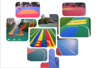 PP entrelacant le plancher de football et basketball