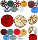 RAIZI “Sharpmaxx” 7-step new hybrid concrete floor polishing pads