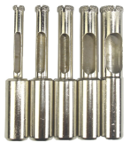 RAIZI Vacuum brazed diamond core bit with 10mm round shank