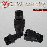Carbon steel universal hydraulic quick release coupling