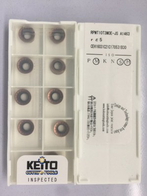 Carbide inserts (R5)RPMT10T3MOE-JS A1463