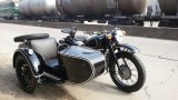 Customized Cool 750cc Shinny Black with Pinstripe Racing Motorcycle Sidecar 90km/h