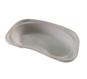 Recyclable Medical Bedpan Paper Pulp Tray Moulded Fiber Products
