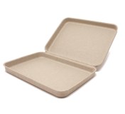 Recycled Fiber Molded Box Sustainable Packaging Idea Compostable and Degradable