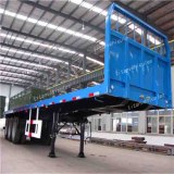 Semi-remorque routier plateaux porte conteneur de 40ft et 20ft avec deux essieux et trois essieux...