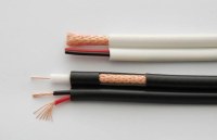 Câble de siamois avec 2  0,75 square mm rg59 câble électrique