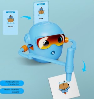 Jouet éducatif robot intelligent dessinateur d'éveil artistique
