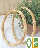 Prue hand,round-shape bamboo handles for every woman and girl