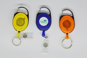 Plastic badge reel