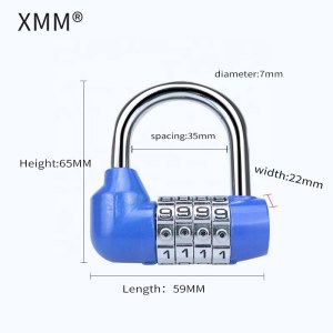 Casier de sécurité lettres serrure à combinaison XMM-8057