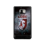 Samsung Galaxy S2 pare-chocs étui coque housse de l'arrière avec Logo de LOSC Lille Mét...