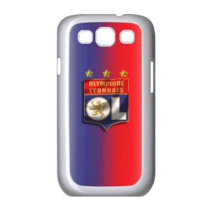 Football français du club Olympique Lyon logo sur Samsung Galaxy S3 coque housse