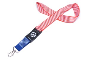 Polyester lanyard
