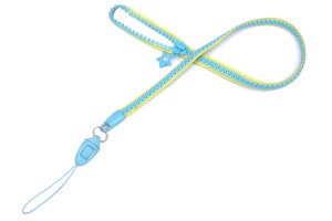Zip-fastener lanyard