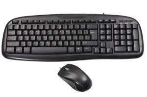 Wired K&M sets, keyboard and mouse