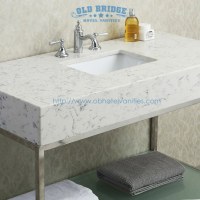 Hotel Bathroom Vanity Base with Metal Legs