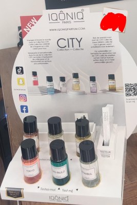 Stock de 960 parfums de marque IQONIQ PARFUM