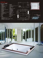 Baignoire jacuzzi Acrylique