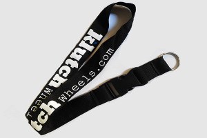 Screen print lanyard