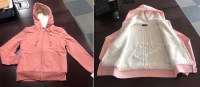 Veste à capuche pour bébé et enfant avec doublure en sherpa
