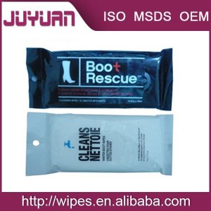 OEM welcomed shoe polish wipes