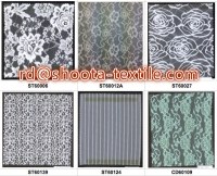 Sell vintage curtain fabric and cotton cutout lace fabric