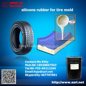 Silicone rubber for tire mold making