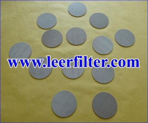 Sintered Metal Filter Disk
