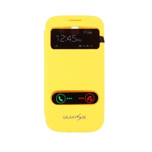 Samsung S3 i9300 Tasche Case Cover doppel Fenster